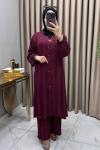 Özge Takım Bordo  Bordo