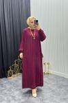 Perihan Takım Bordo Bordo