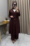 Rabia Takım Kahve Kahverengi