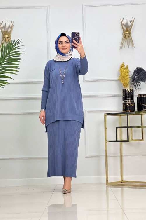 Si̇may Etekli̇ Takimİndi̇go Mavi̇