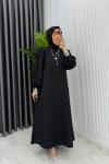 Siyah Seyhan Elbise Tesettür Giyim