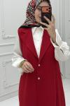 Sofia Yelek Takım Kırmızı