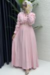 Vera Elbise Tesettür Giyim  Pembe