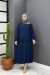 Yasemin Etekli Takım  Lacivert