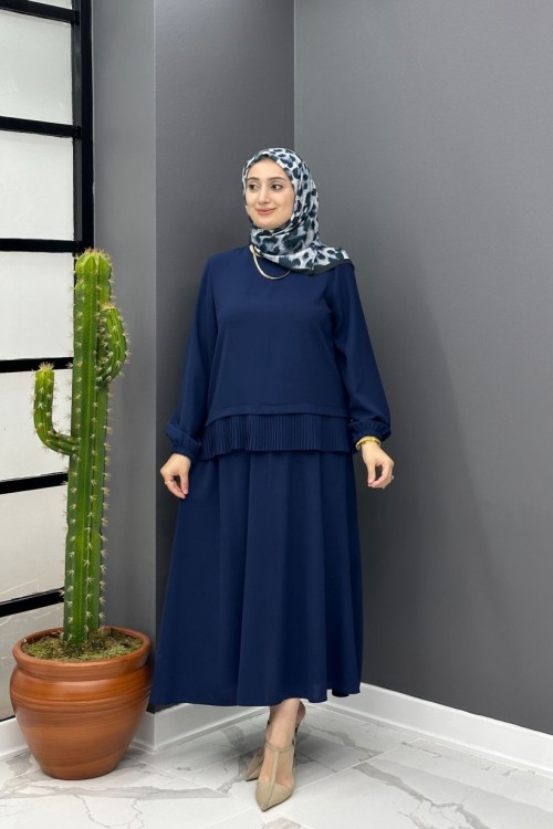 Yasemin Etekli Takım  Lacivert