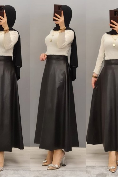 Yeni Model Deri Eteğim