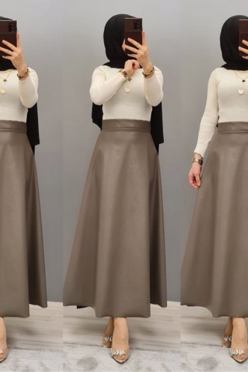 Yeni Model Deri Eteğim
