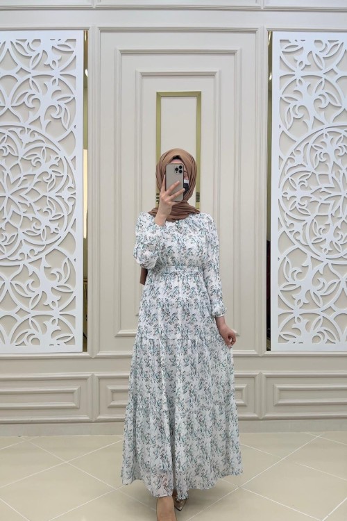 Yonca Şifon Elbise