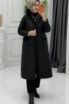 Zehra Şişme Mont Siyah